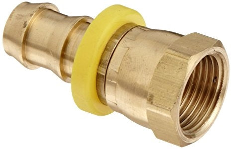 B/B - Female 45° SAE Flare Swivel Hose X OD Tube, Part No. 30-252 - ID Hose X OD Tube 3/8