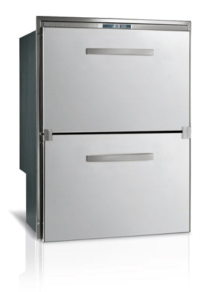 Vitrifrigo Stainless Steel Double Drawer Refrigerator Surface Flange DW180IXP4-ES-1