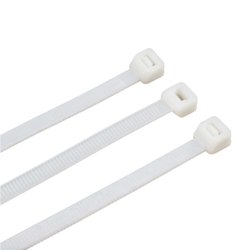 Mize Wire - Nylon Cable Ties , Part No NT7, Color Natural, Overall Usable Length 7.5